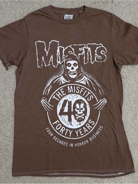 Brown Misfits 40th Anniversary T-shirt Size S